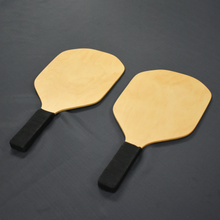 Load image into Gallery viewer, Set of 2 Beginner Pickleball Paddles - Wooden - Made in Canada