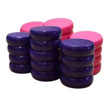 Load image into Gallery viewer, 26 Crokinole Discs (Purple &amp; Pink)