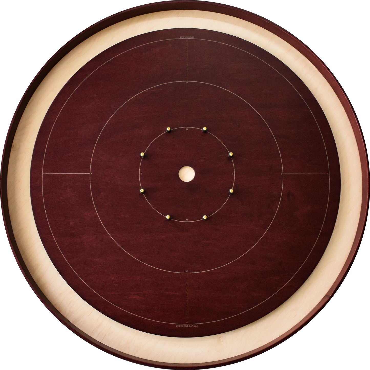 The Red Maple by Crokinole Canada - Tournament Crokinole Board Game Kit