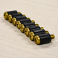 Crokinole Bumpers - 8 Short Brass Screws With Rubber Latex