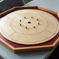 The Baltic Bircher - Large Traditional Crokinole Board Game Set