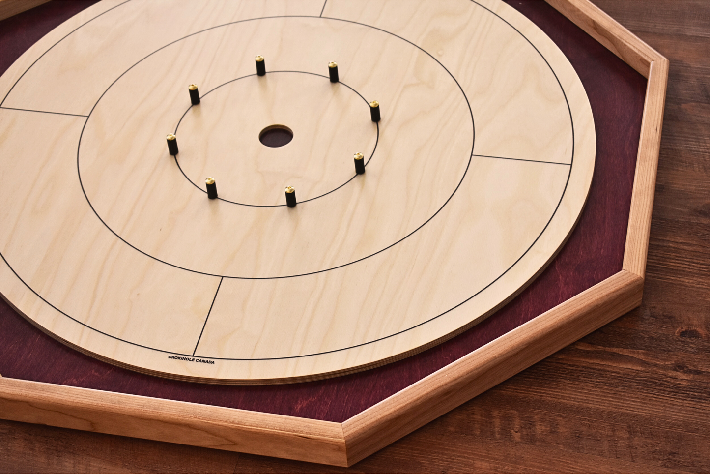 The Baltic Bircher by Crokinole Canada - Large Traditional Crokinole Board Game Set