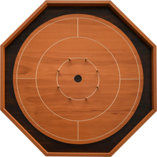 Load image into Gallery viewer, Crokinole Board For Beginners - Cherry &amp; Walnut Melamine - Traditional Crokinole Board Game Set