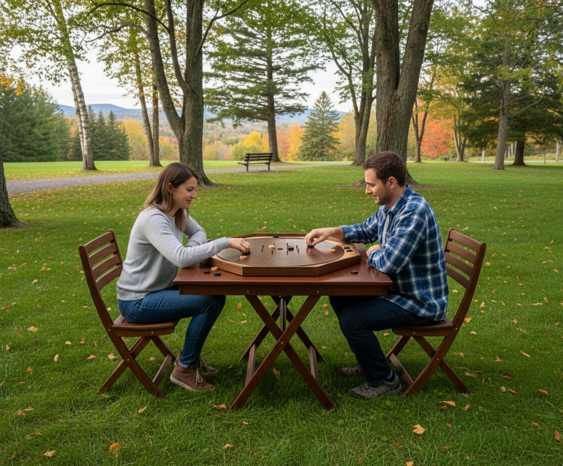 The Walnut Wonder - Ultimate Crokinole Bundle