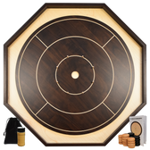 Crokinole Board For Beginners - Walnut & Maple Melamine - Traditional ...
