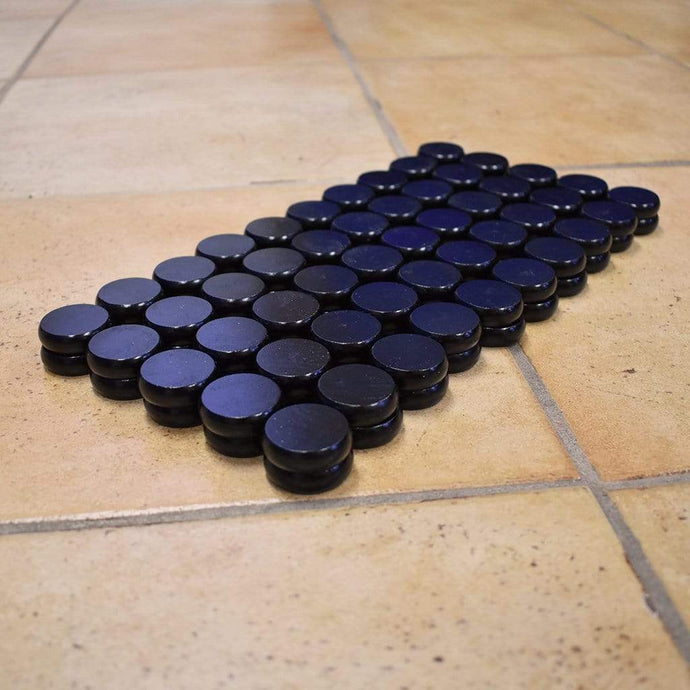 Crokinole Canada Crokinole Pieces 100 Black Tournament Size Crokinole Discs