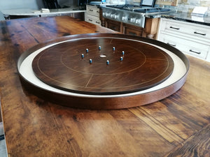 The Dark Knight - Tournament Crokinole Board Game Set - Meets NCA Standards