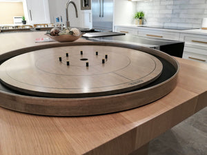The Tracey Gray Rock Championship - Tournament Crokinole Board Game Set - Meets NCA Standards
