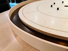 Load image into Gallery viewer, The Premium Bird&#39;s Eye Beauty - Tournament Crokinole Board Game Set - Meets NCA Standards