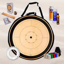 Load image into Gallery viewer, The Tracey Black Championship - Tournament Crokinole Board Game Kit