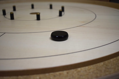 Single Black Crokinole Disc