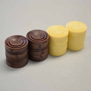 Magnetic Chess / Checkers - Foldable and with Pouch for Playing Pieces