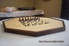 Load image into Gallery viewer, The Deluxe (Walnut Rail) - Traditional Crokinole Board Game Set