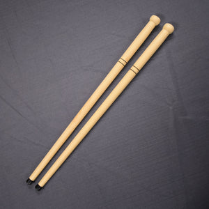 Set of 2 Deluxe Crokinole Cue Sticks with Gripper Knob (17" Length)