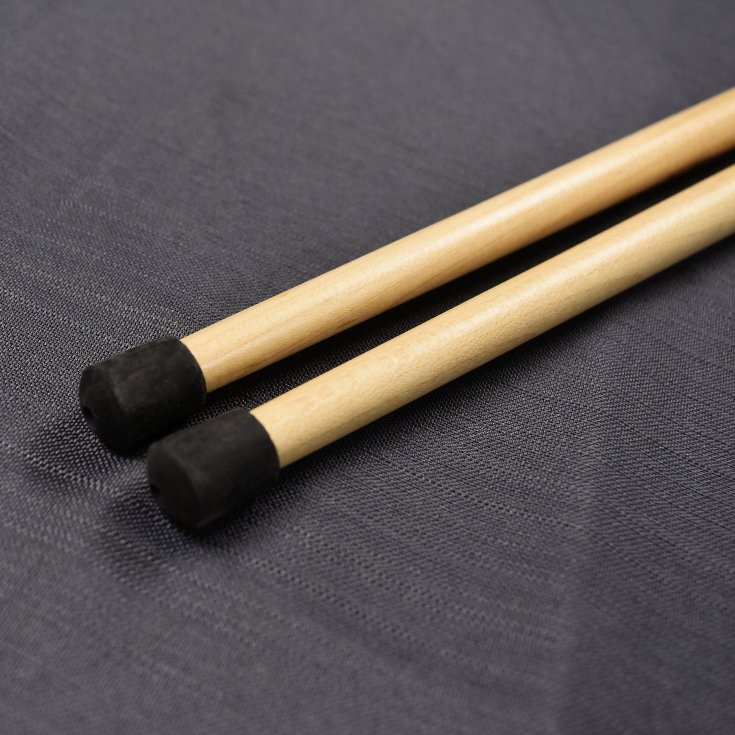 Set of 2 Deluxe Crokinole Cue Sticks with Gripper Knob (20.5" Length)