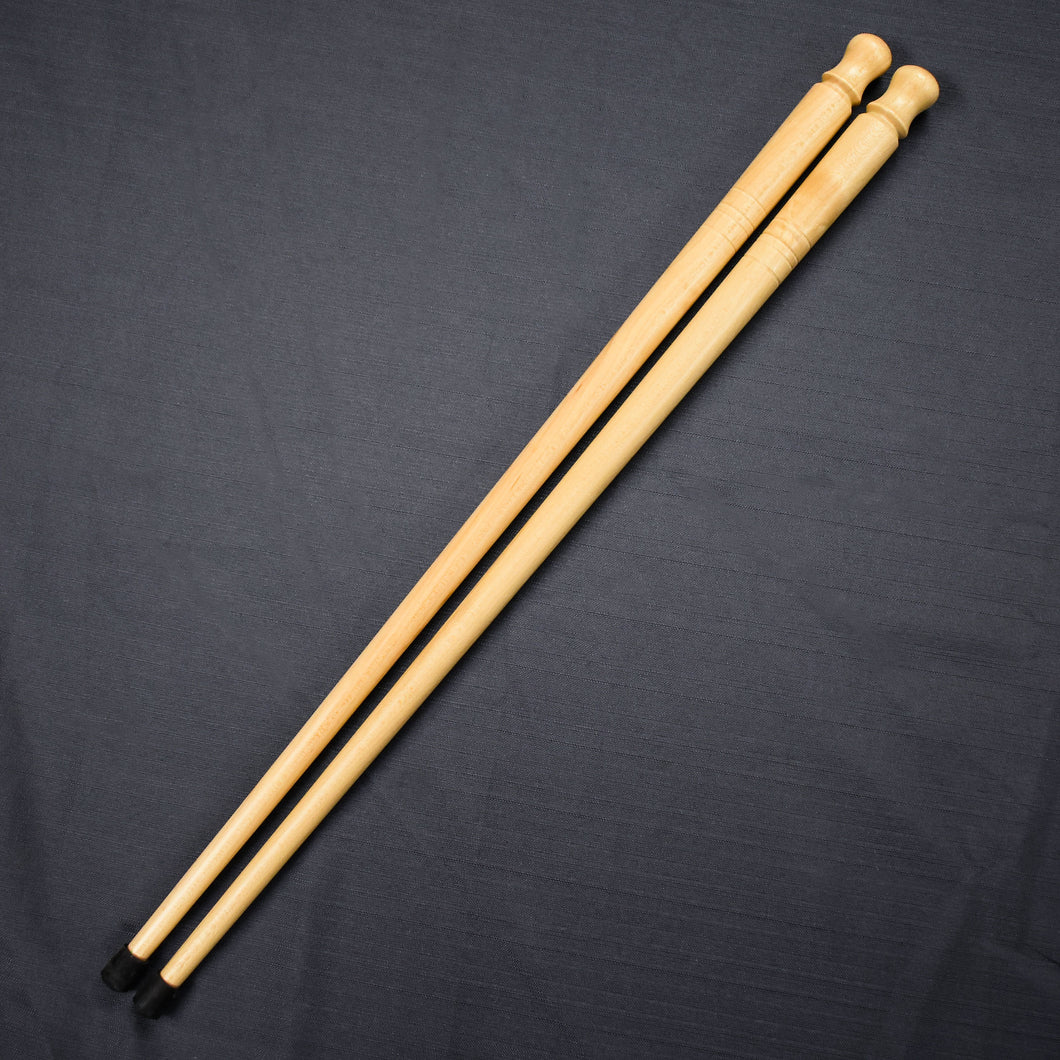 Set of 2 Deluxe Crokinole Cue Sticks with Gripper Knob (20.5
