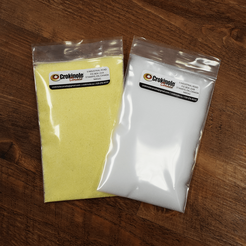 Crokinole Canada (www.crokinole.ca) Crokinole Pegs Fast & Ultra Fast Speed Crokinole Board Powder (90 Grams Each)