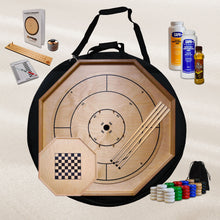 Load image into Gallery viewer, The Gold Standard Traditional Crokinole Board Game Kit