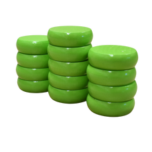 Load image into Gallery viewer, 13 Lime Green Crokinole Discs (Half Set)