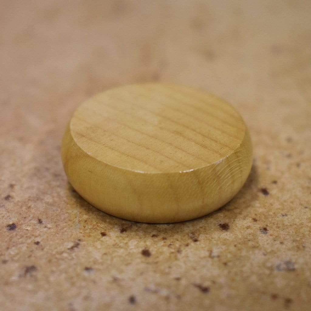 Set of Crokinole disks (12 black, 12 natural wood plus 2 spares Set of Crokinole disks (12 black, 12 natural wood plus 2 spares