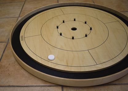 26 Crokinole Discs (Black & White)