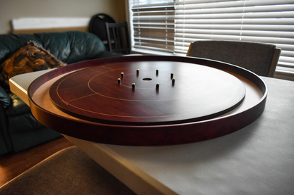 The Red Maple by Crokinole Canada - Tournament Crokinole Board Game Set - Meets NCA Standards