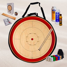 Load image into Gallery viewer, The Tracey Red Championship - Tournament Crokinole Board Game Kit