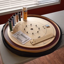 Load image into Gallery viewer, The Royal Red Championship Tournament Board Game Crokinole Kit