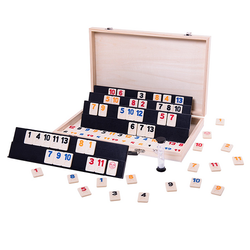 Deluxe Rummy in Wooden Case with Handle