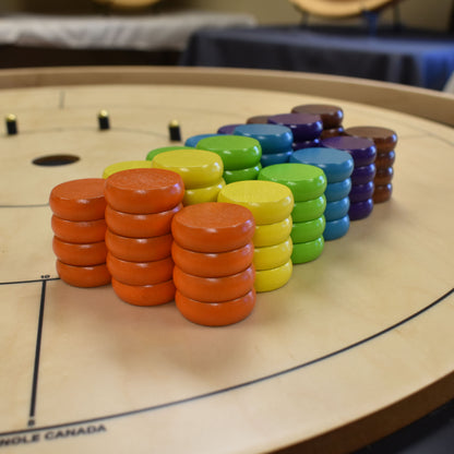 Crokinole Disc Party Pack (78 Discs) - Summer Colors