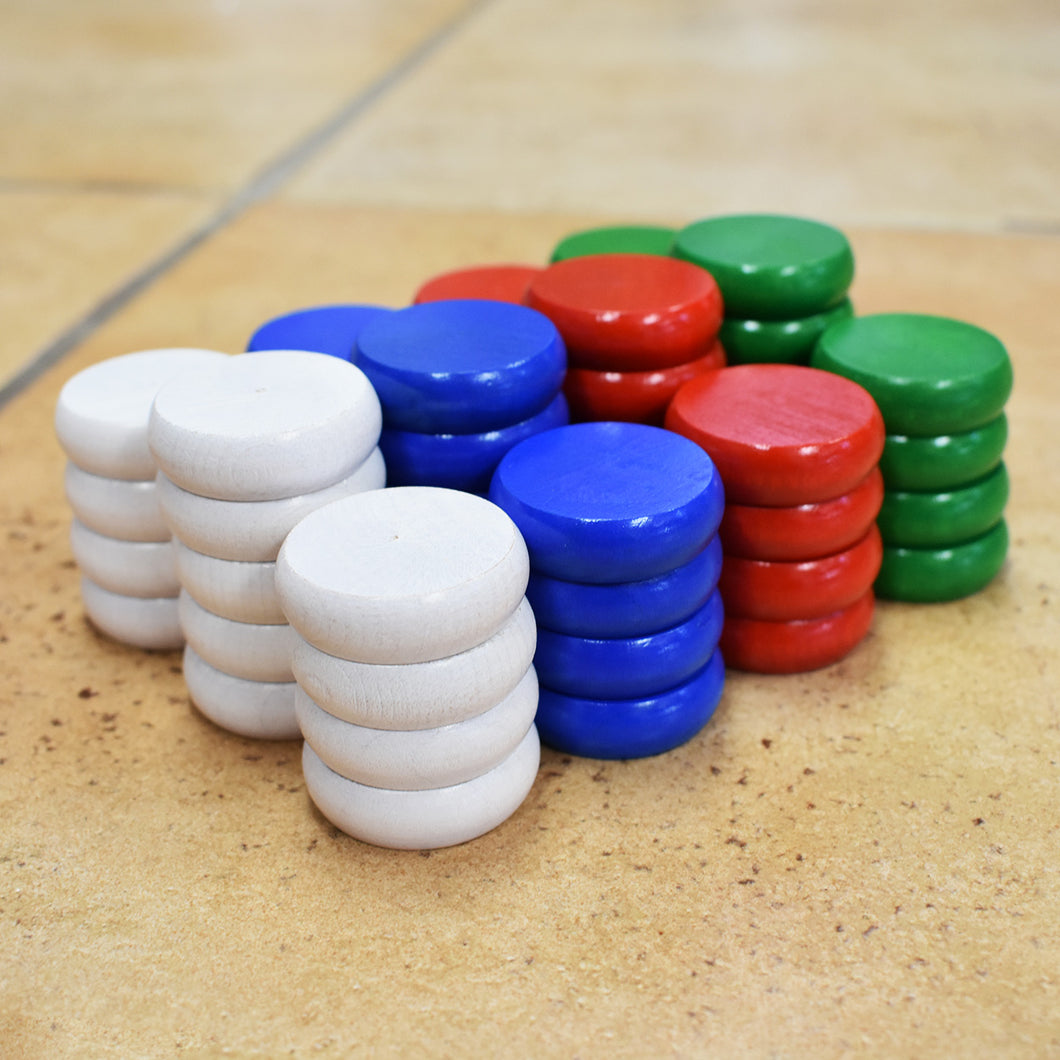 4 Player Crokinole Disc Party Pack (52 Discs)