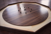 Load image into Gallery viewer, The Walnut Wonder - Traditional Crokinole Board Game Set