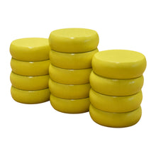 Load image into Gallery viewer, 13 Yellow Crokinole Discs (Half Set)